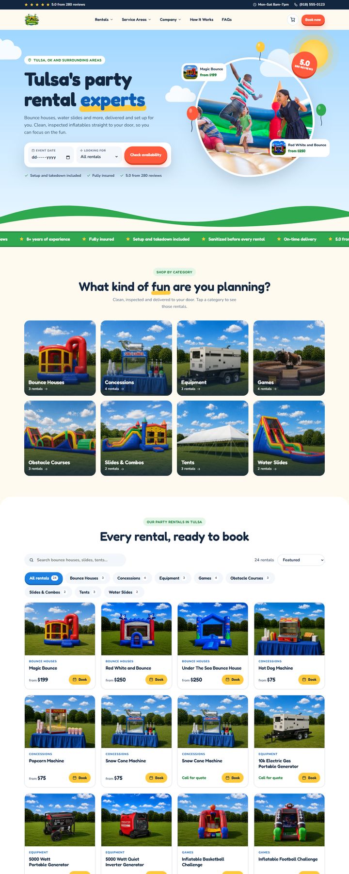 Hopscotch design, home page